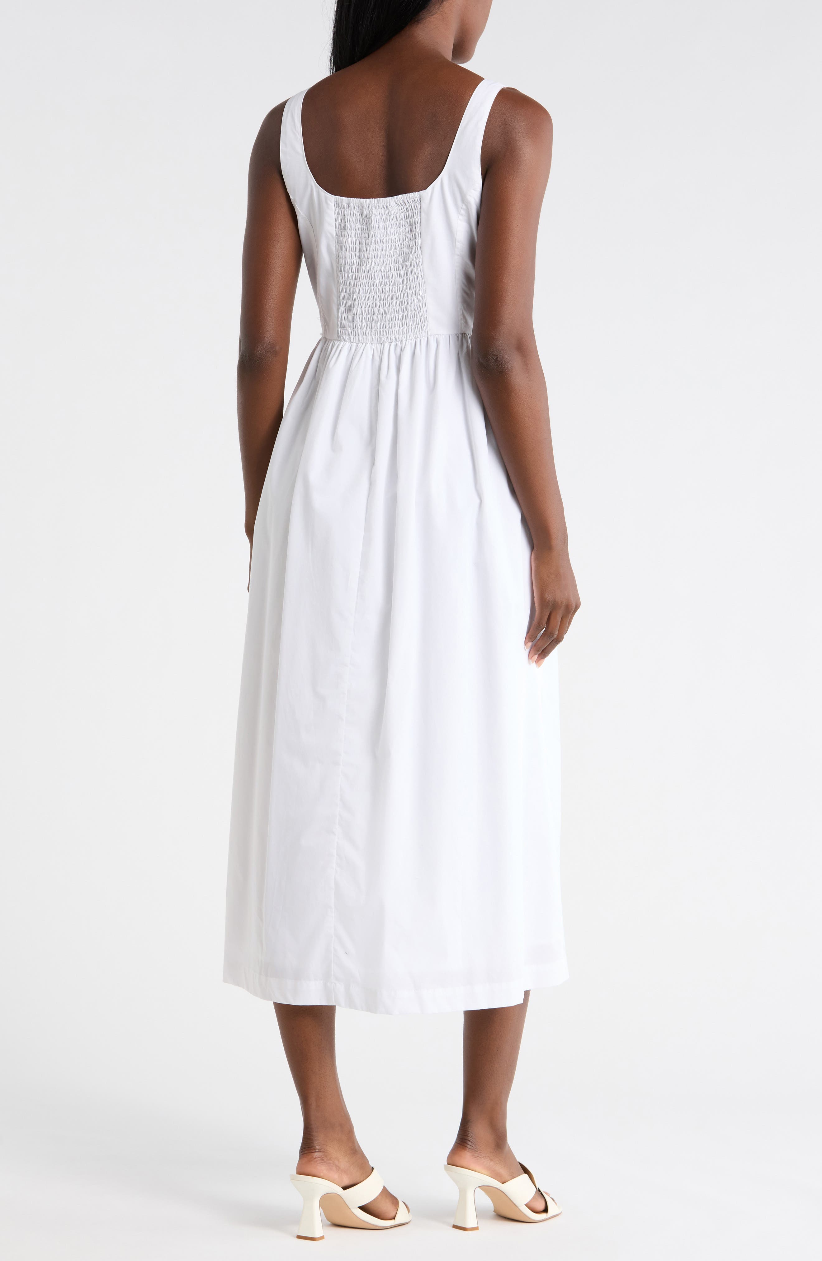 Bustier Poplin Dress - image 2