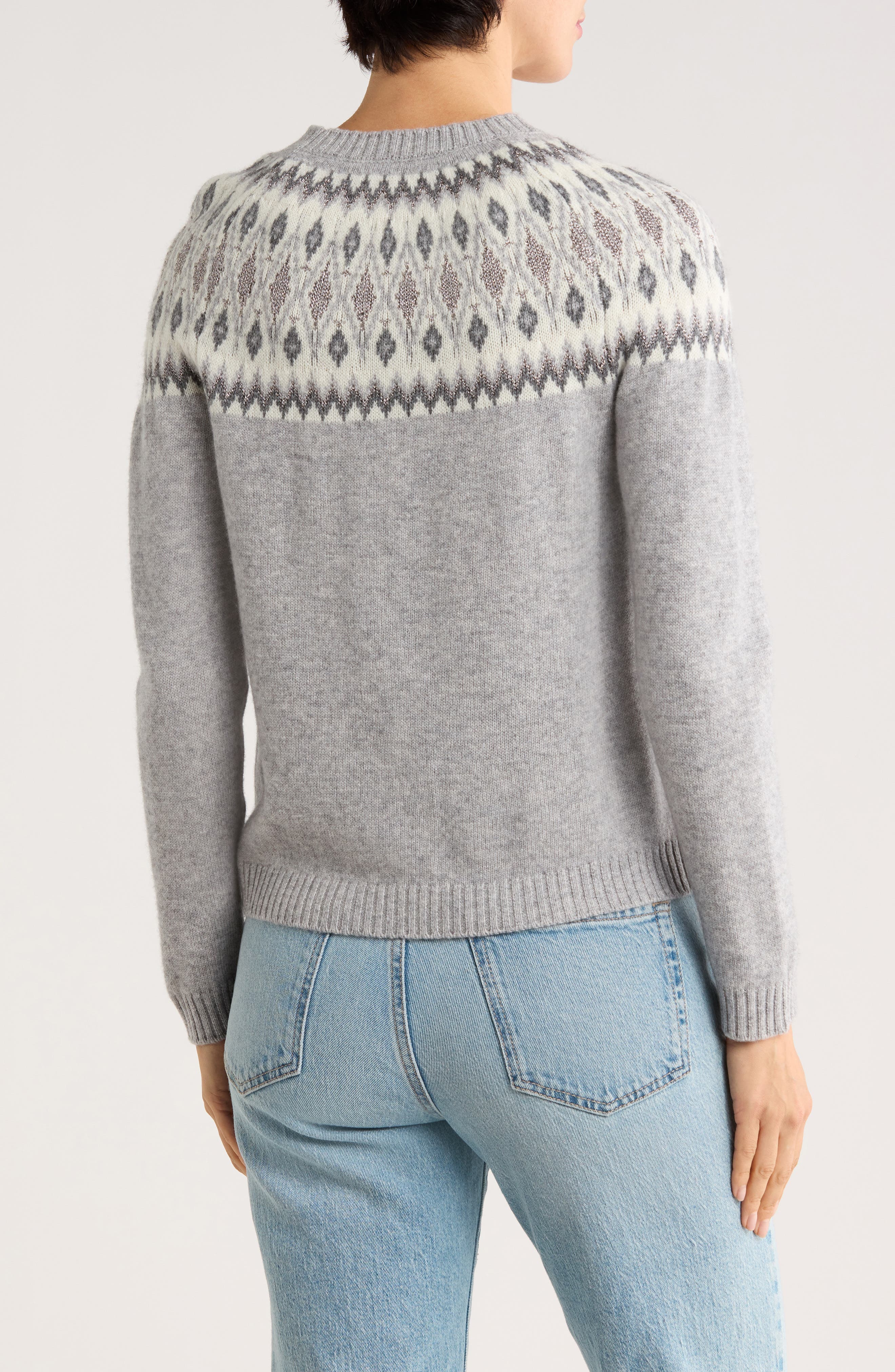 Fair Isle Crewneck Sweater - image 2