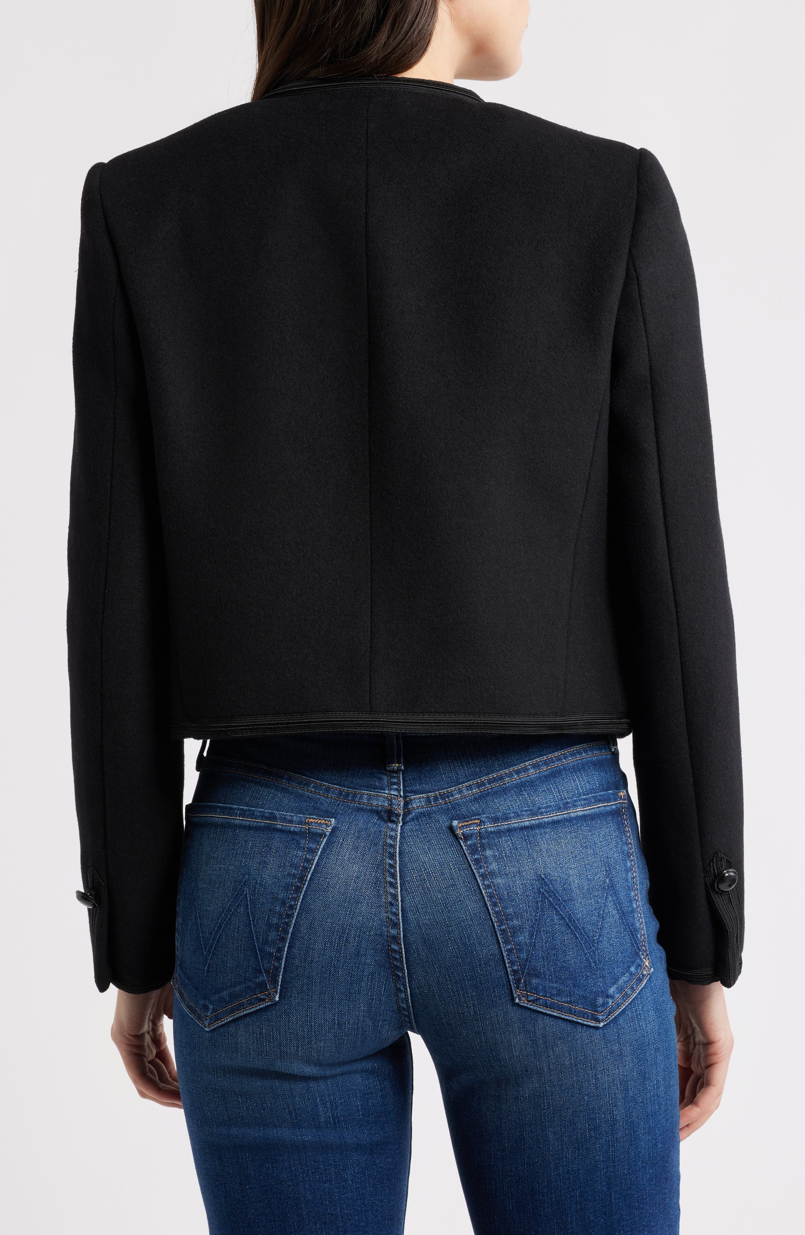 Christy Wool-Blend Military Jacket - image 2