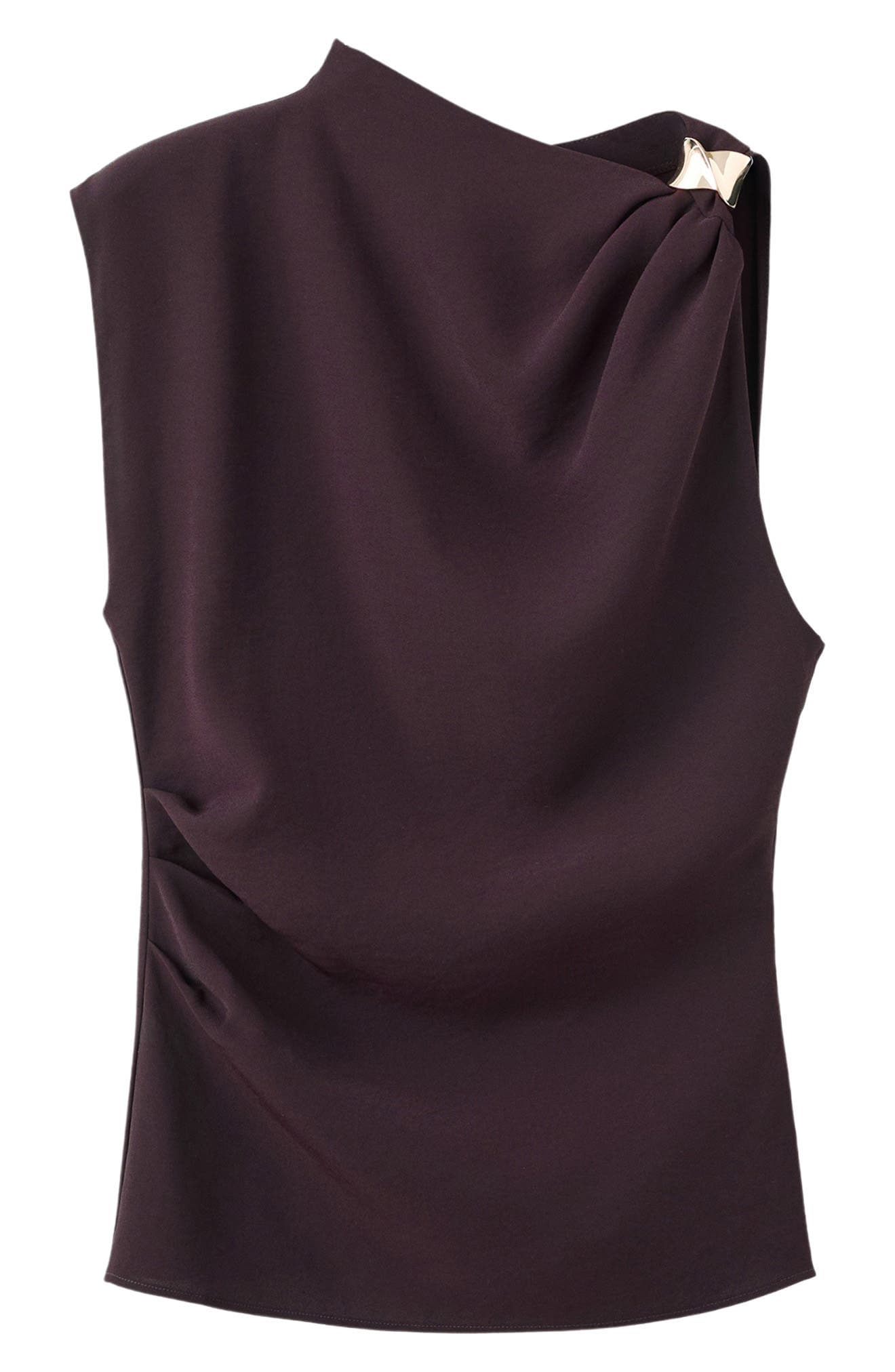 Ruched Asymmetric Top - image 1