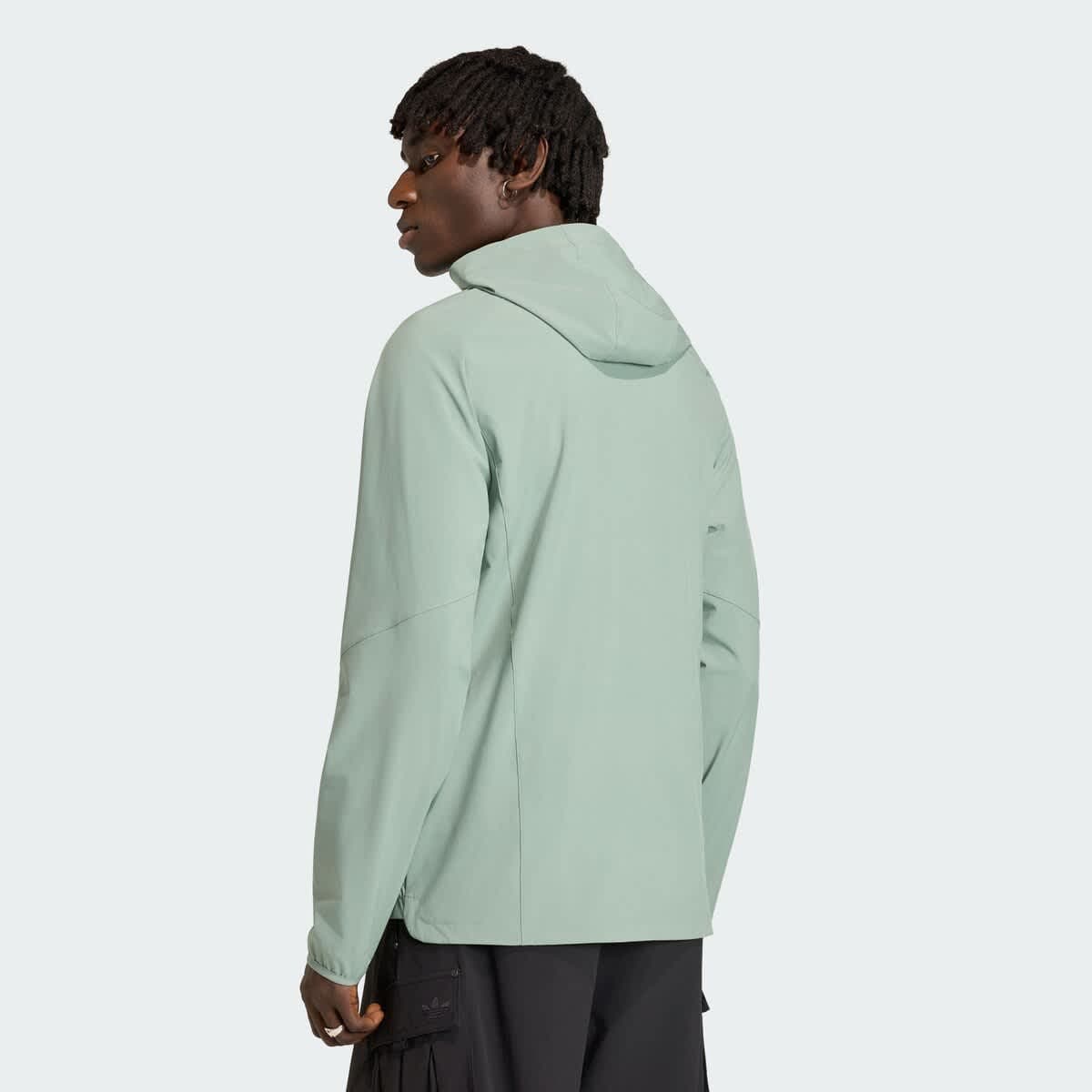 Men's adidas  Light Green Portland Timbers Tiro Travel Full-Zip Hooded Windbreaker - image 2