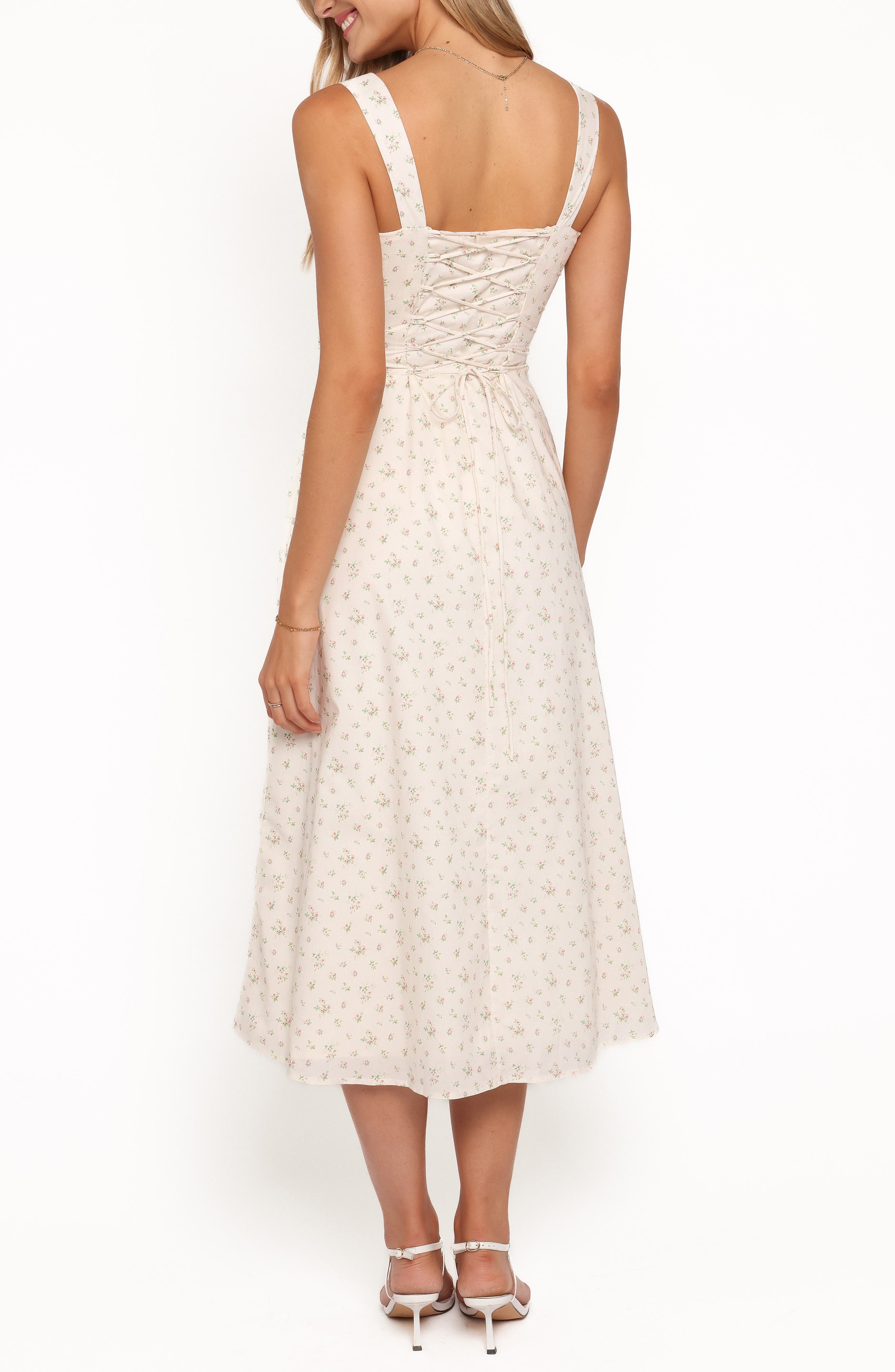 Clarissa Floral Fit & Flare Midi Dress - image 2