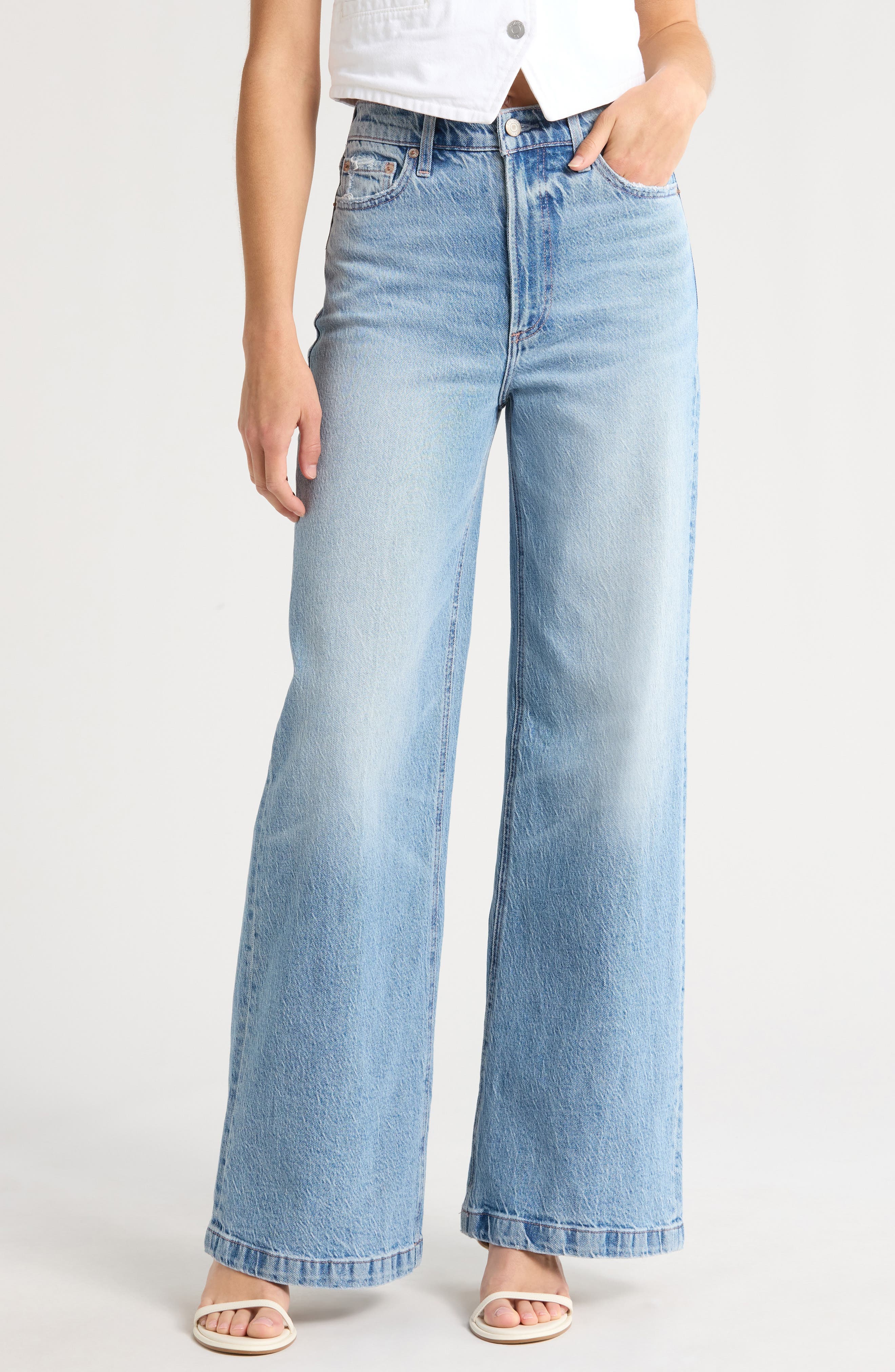 Lana High Waist Wide Leg Jeans - image 1