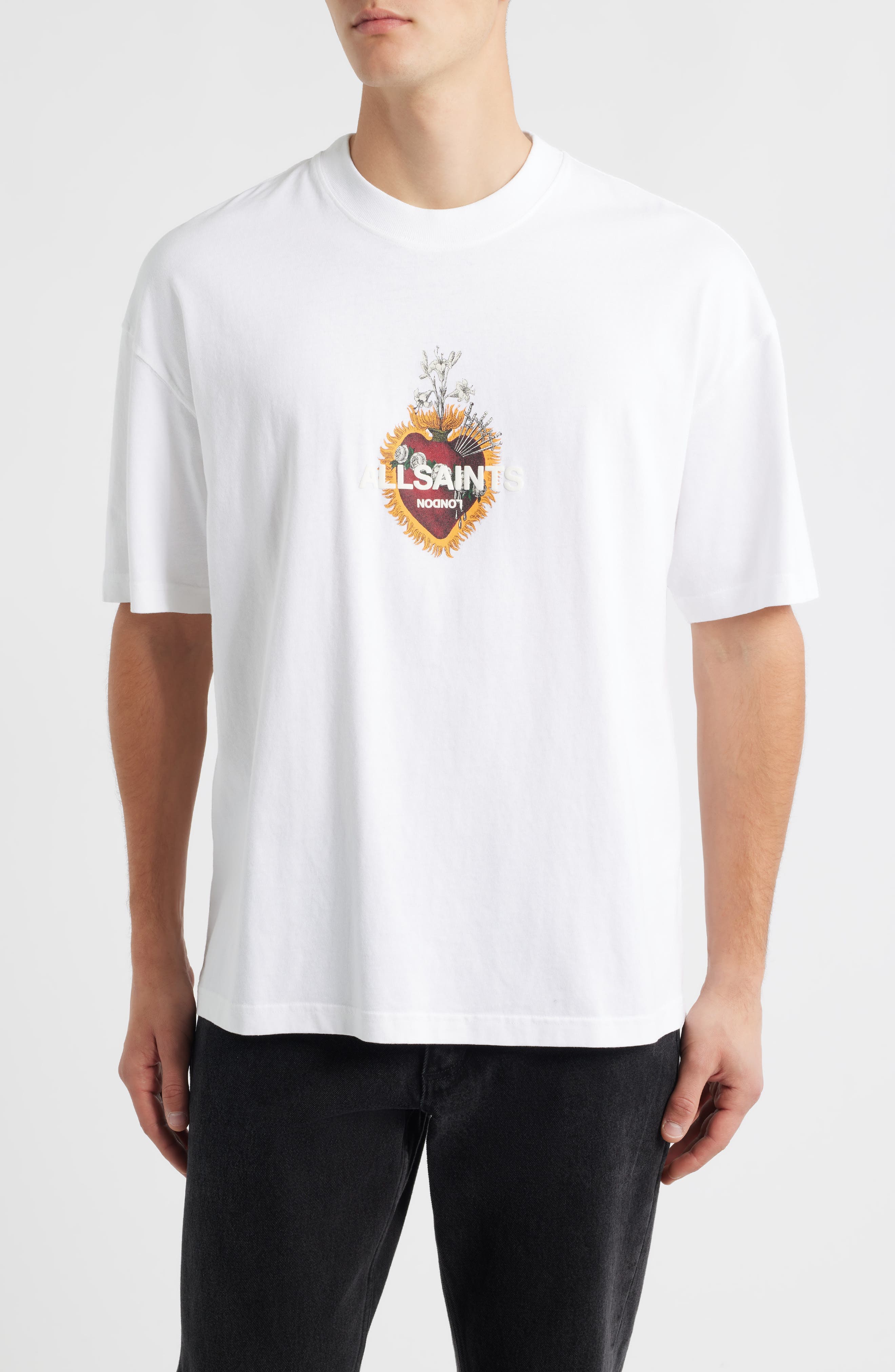 Heartfelt Cotton Graphic T-Shirt - image 1