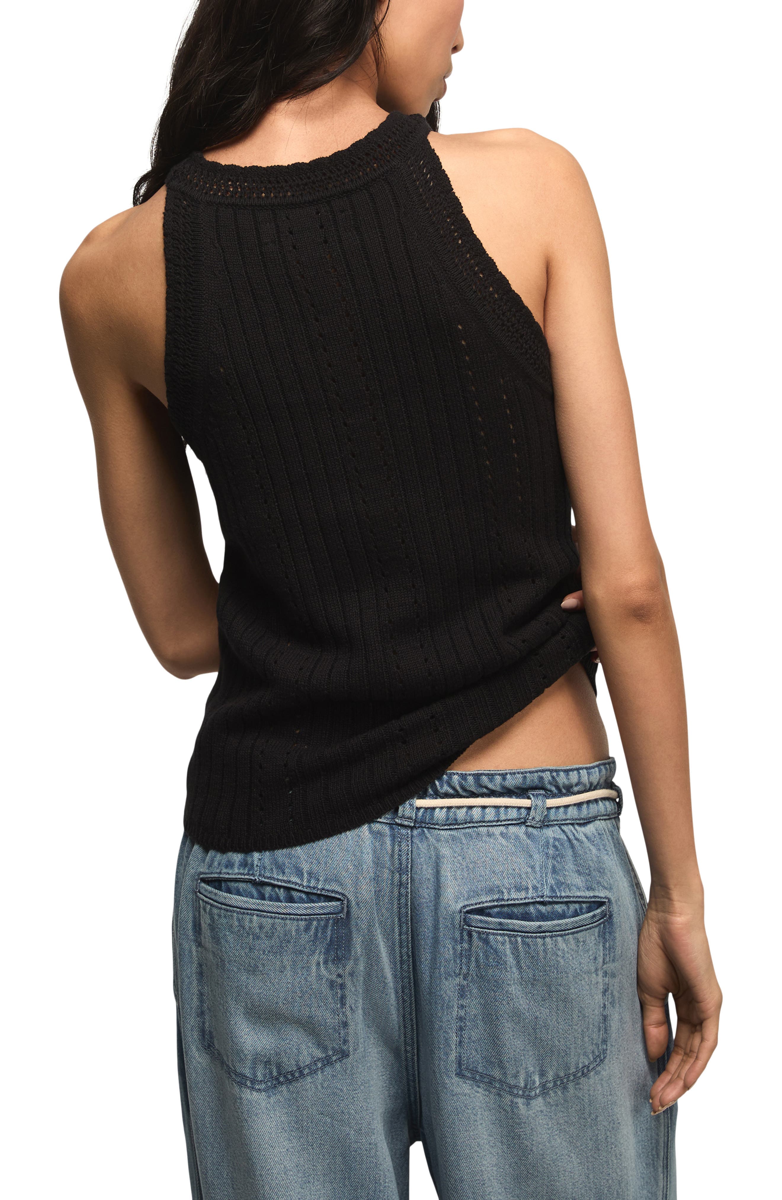 Pointelle Sweater Tank - image 2