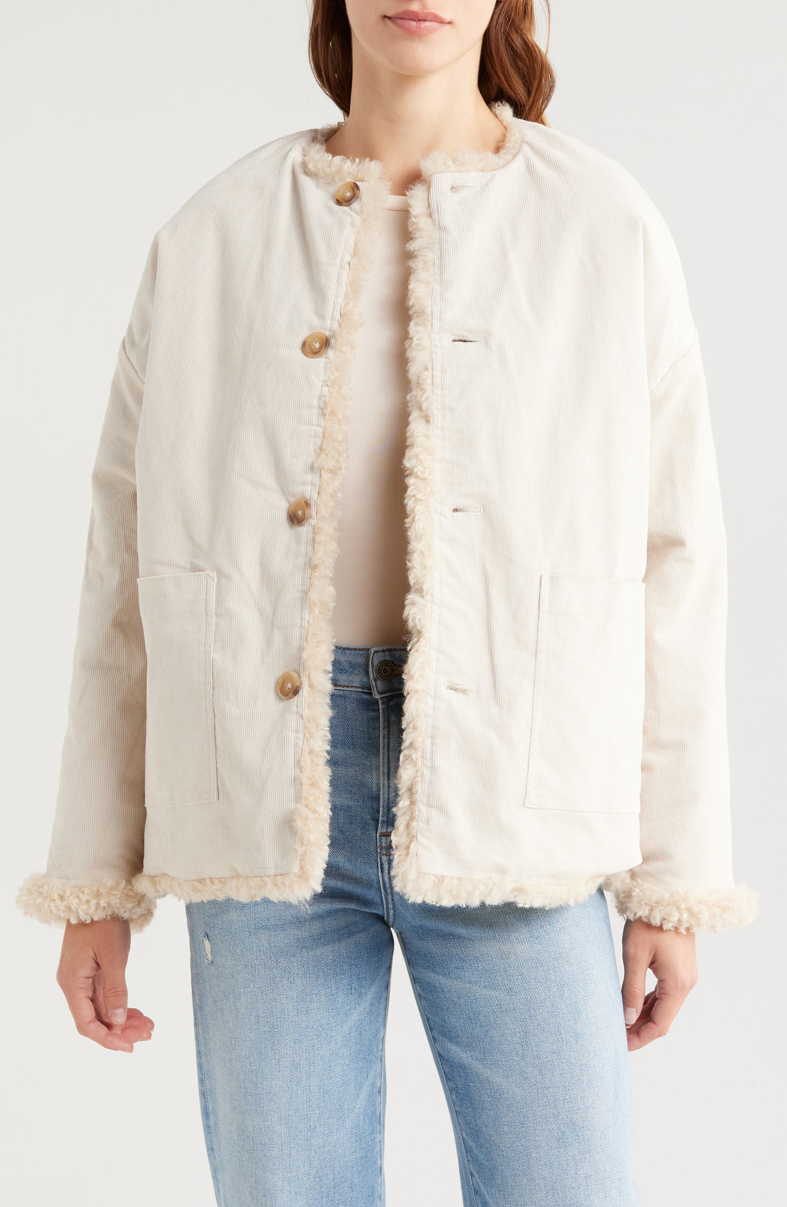 Reversible Faux Fur Jacket - image 2