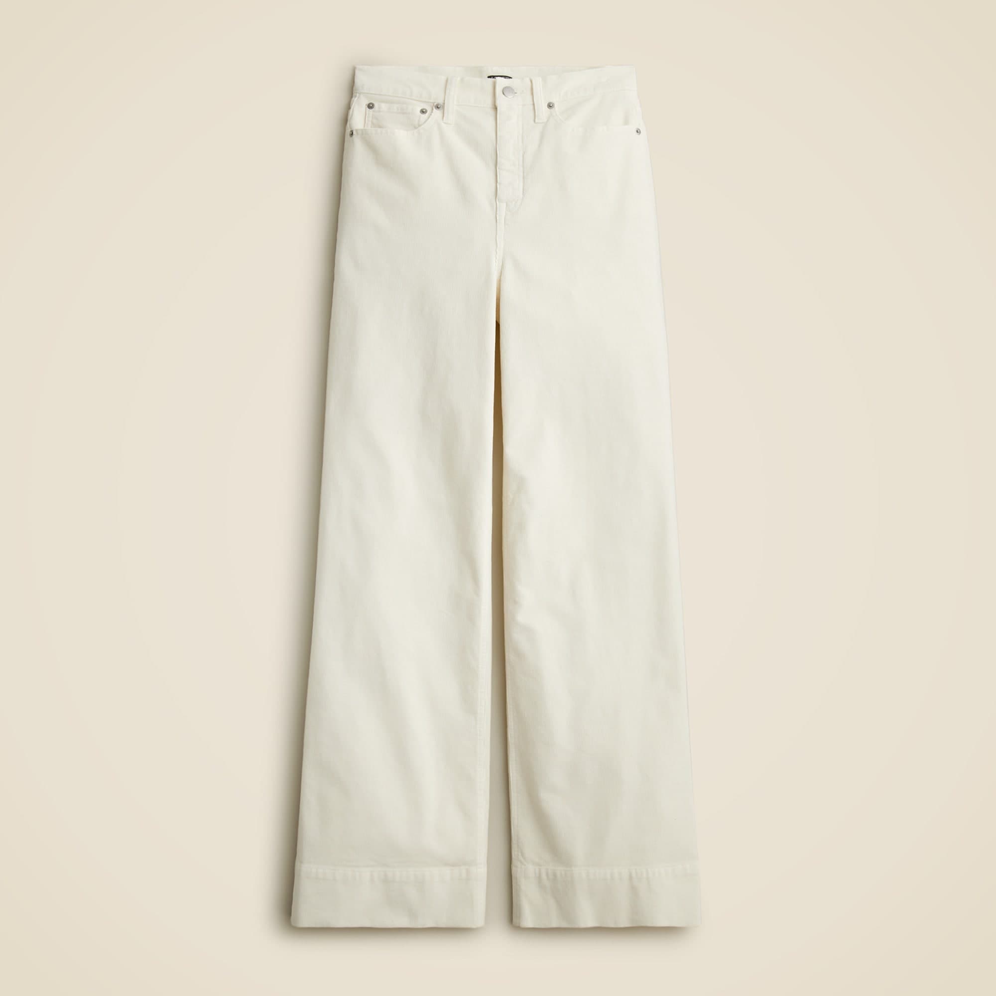 Wide-leg corduroy trouser