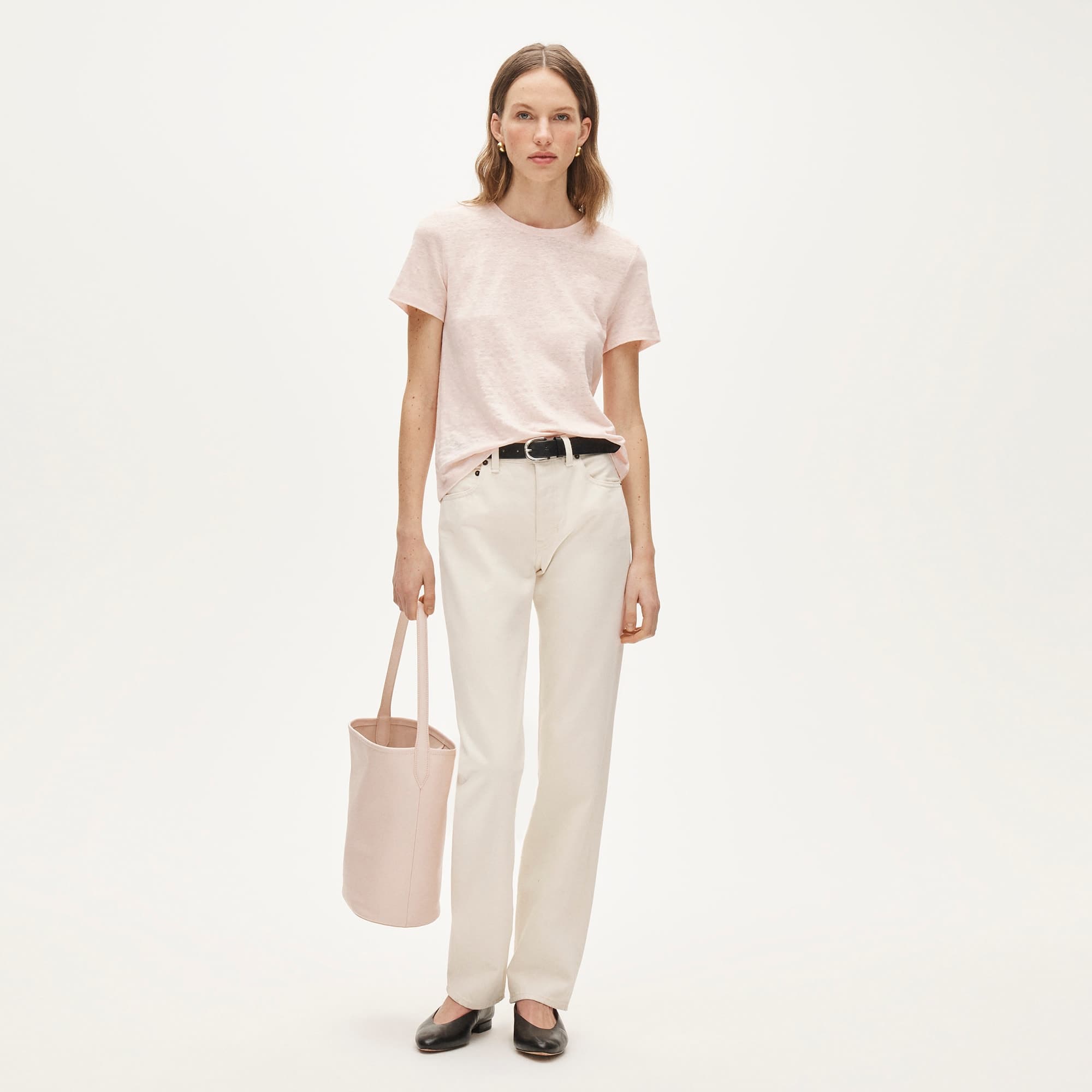 New relaxed linen T-shirt - image 3