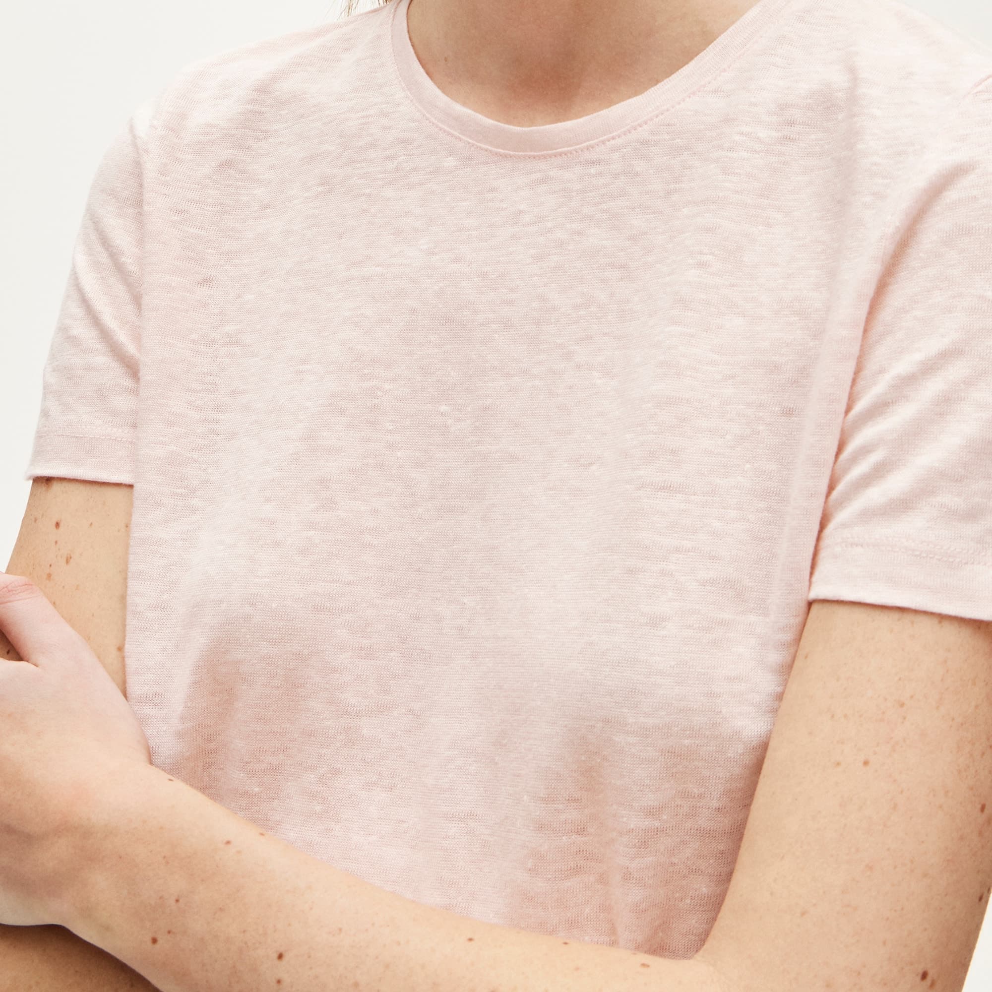 New relaxed linen T-shirt - image 4