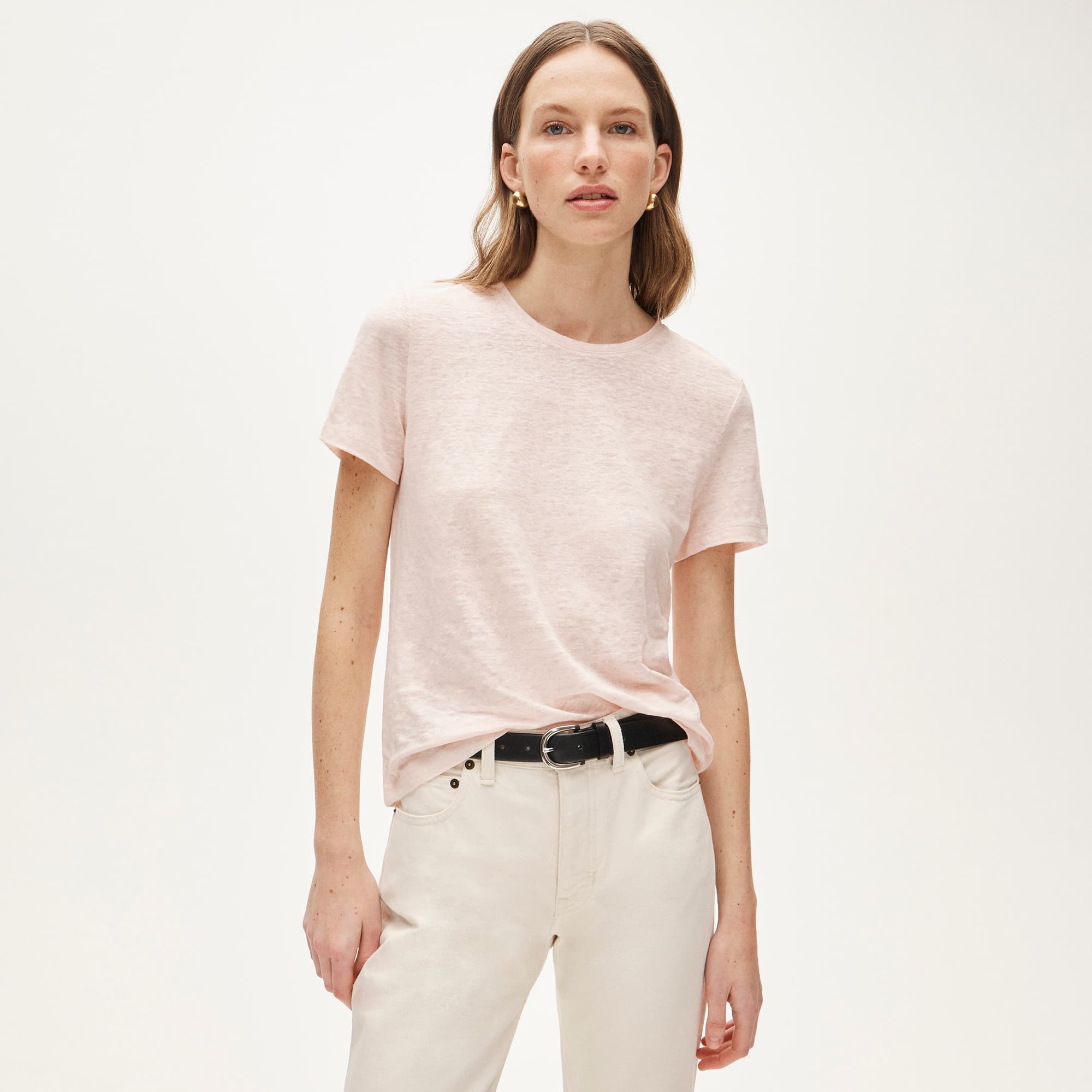 New relaxed linen T-shirt - image 2