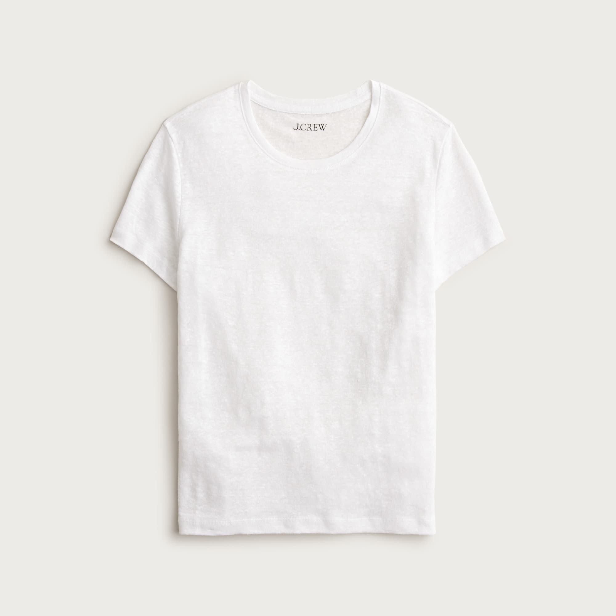 New relaxed linen T-shirt - image 5