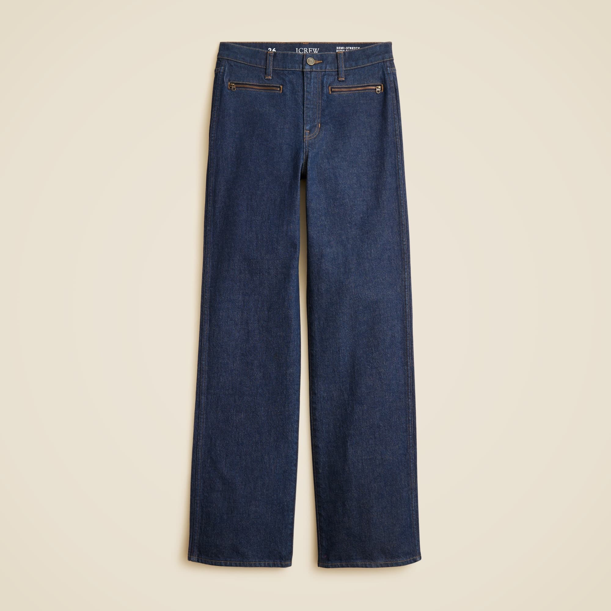 Full-length slim-wide jean - image 1