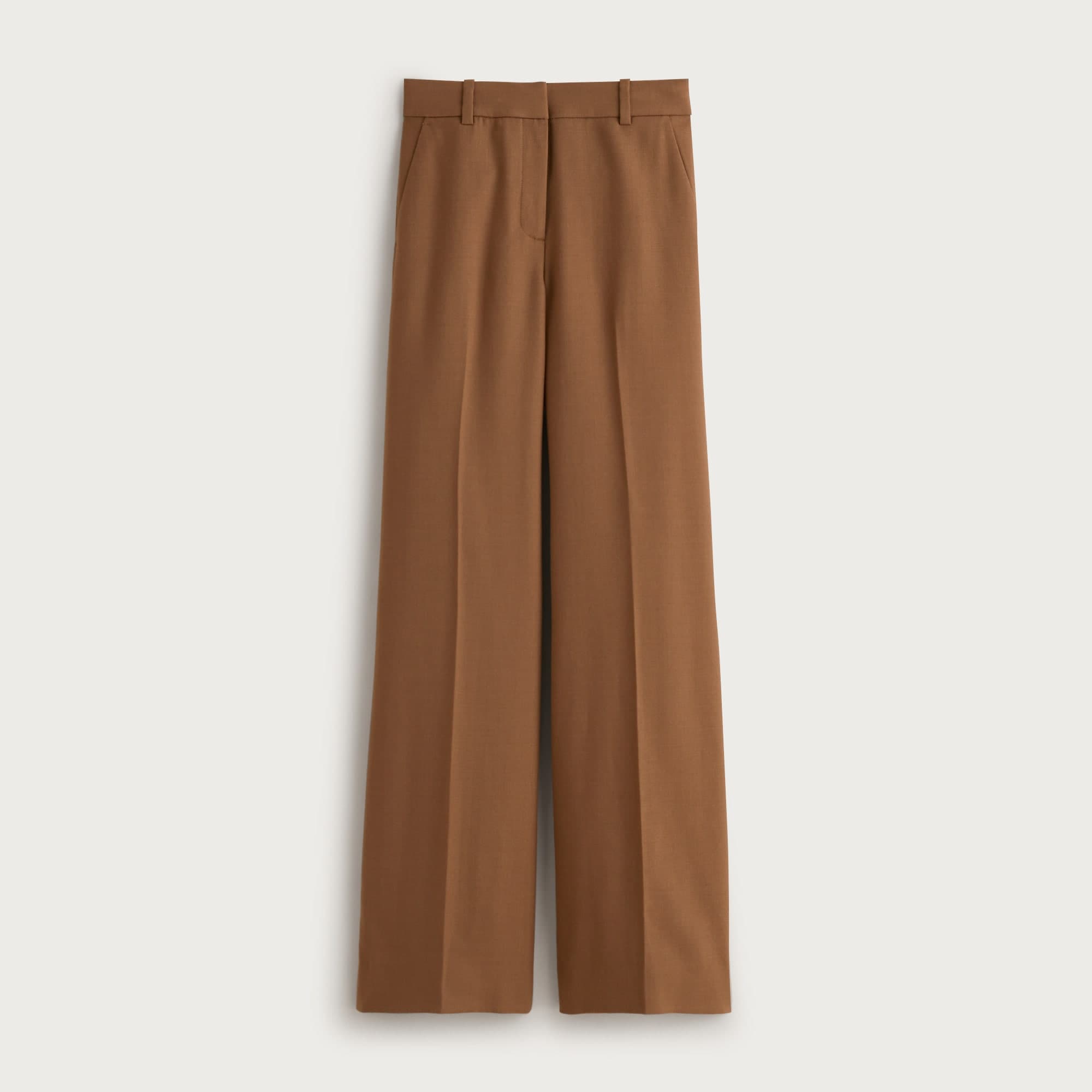 Carolina pant in wool-blend flannel