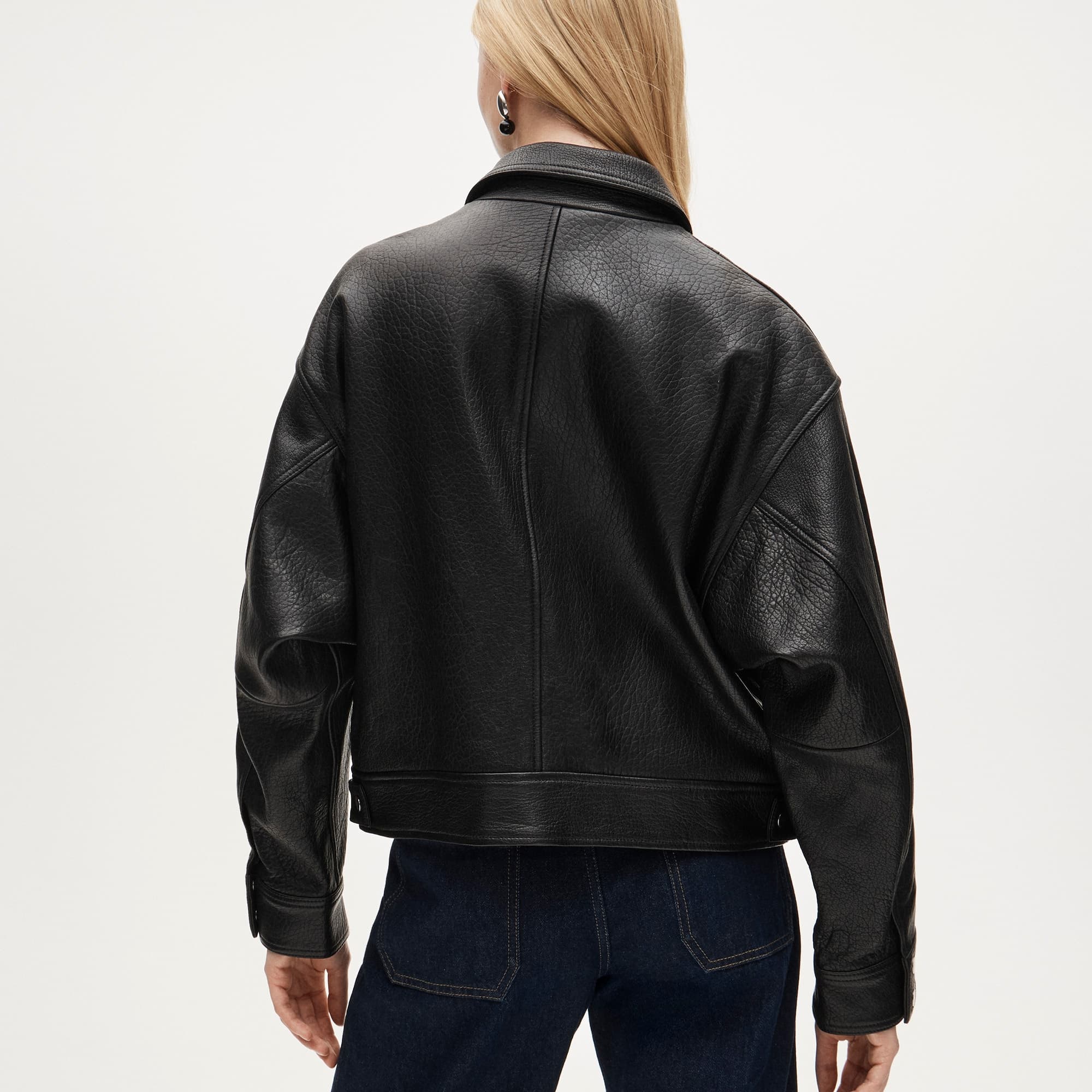 Collection leather motorcycle jacket - image 5
