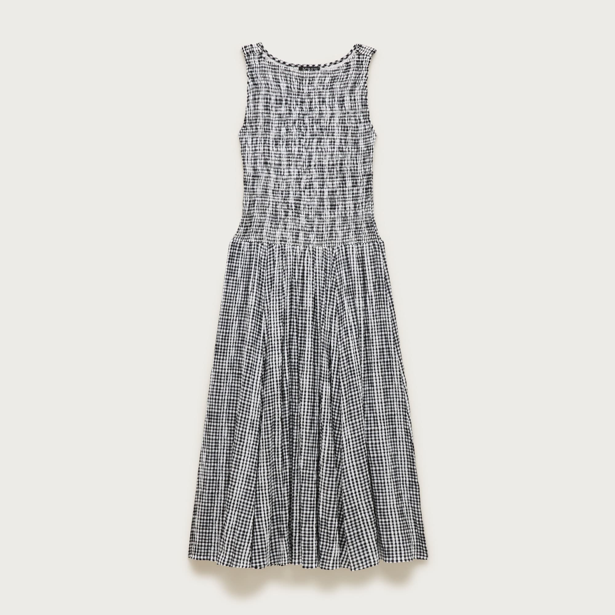 Lina midi dress in gingham - image 1