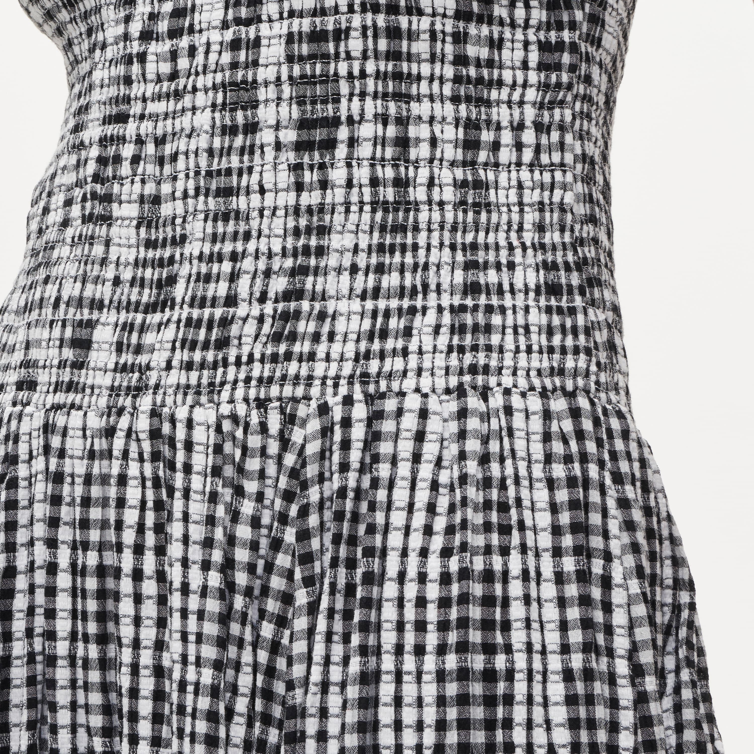 Lina midi dress in gingham - image 3