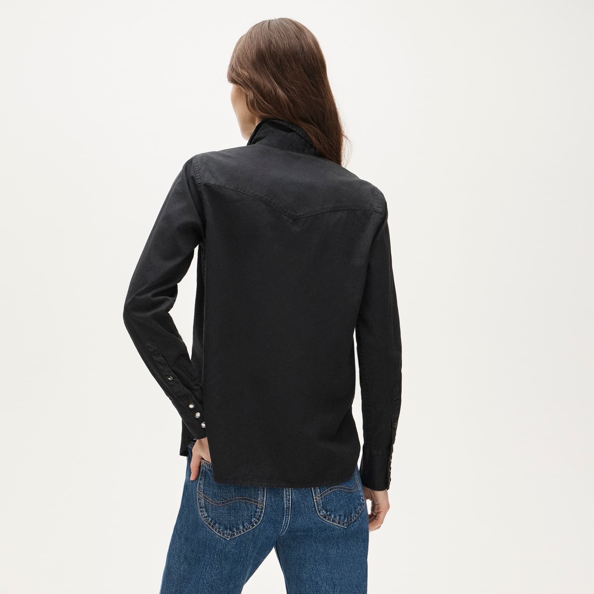 Women's Lee&reg; X J.Crew Jules garment-dyed western shirt - image 5