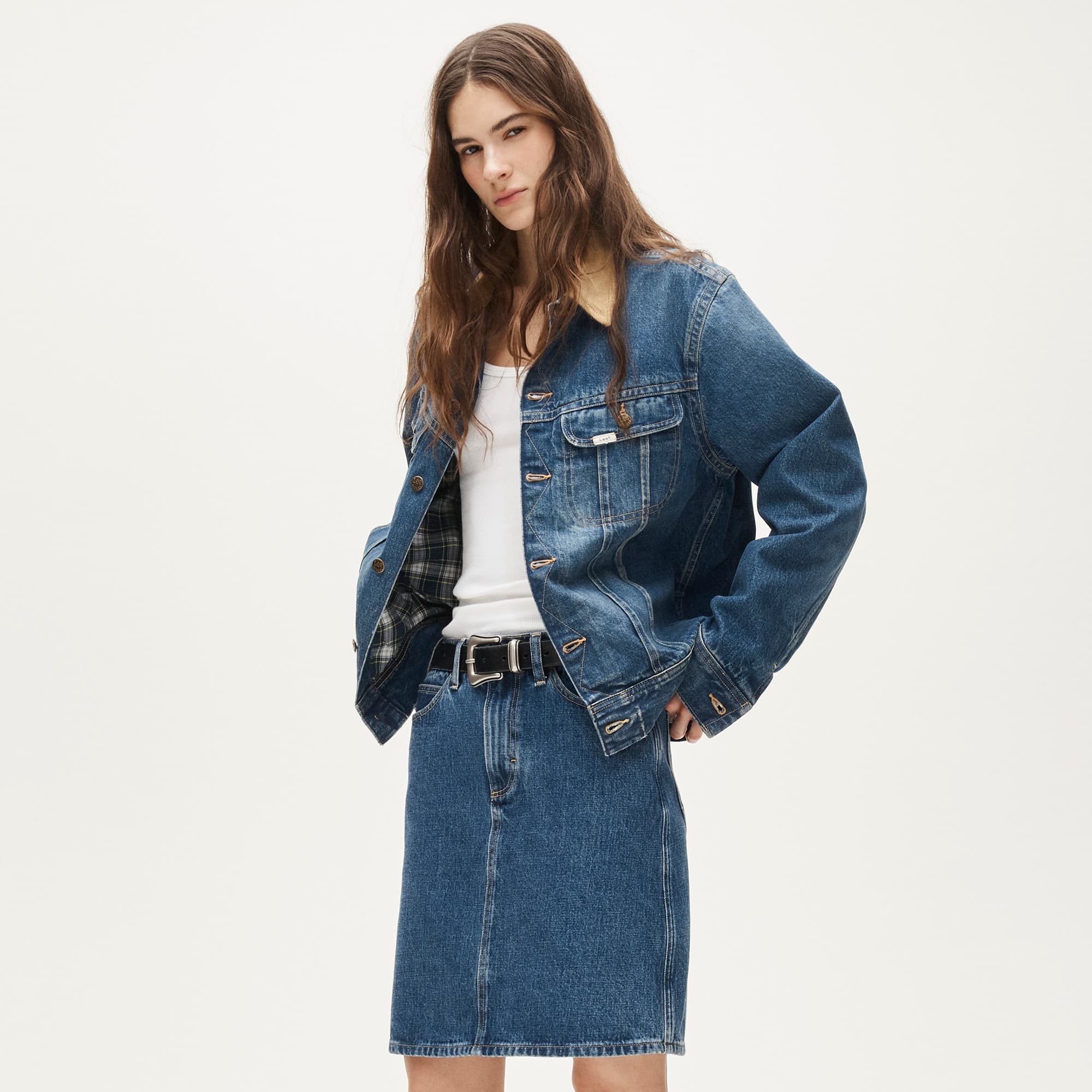 Women's Lee&reg; X J.Crew denim skirt - image 3