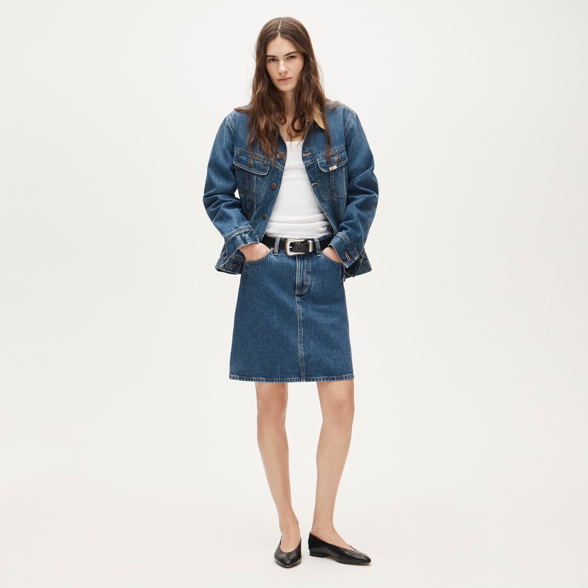 Women's Lee&reg; X J.Crew denim skirt - image 2