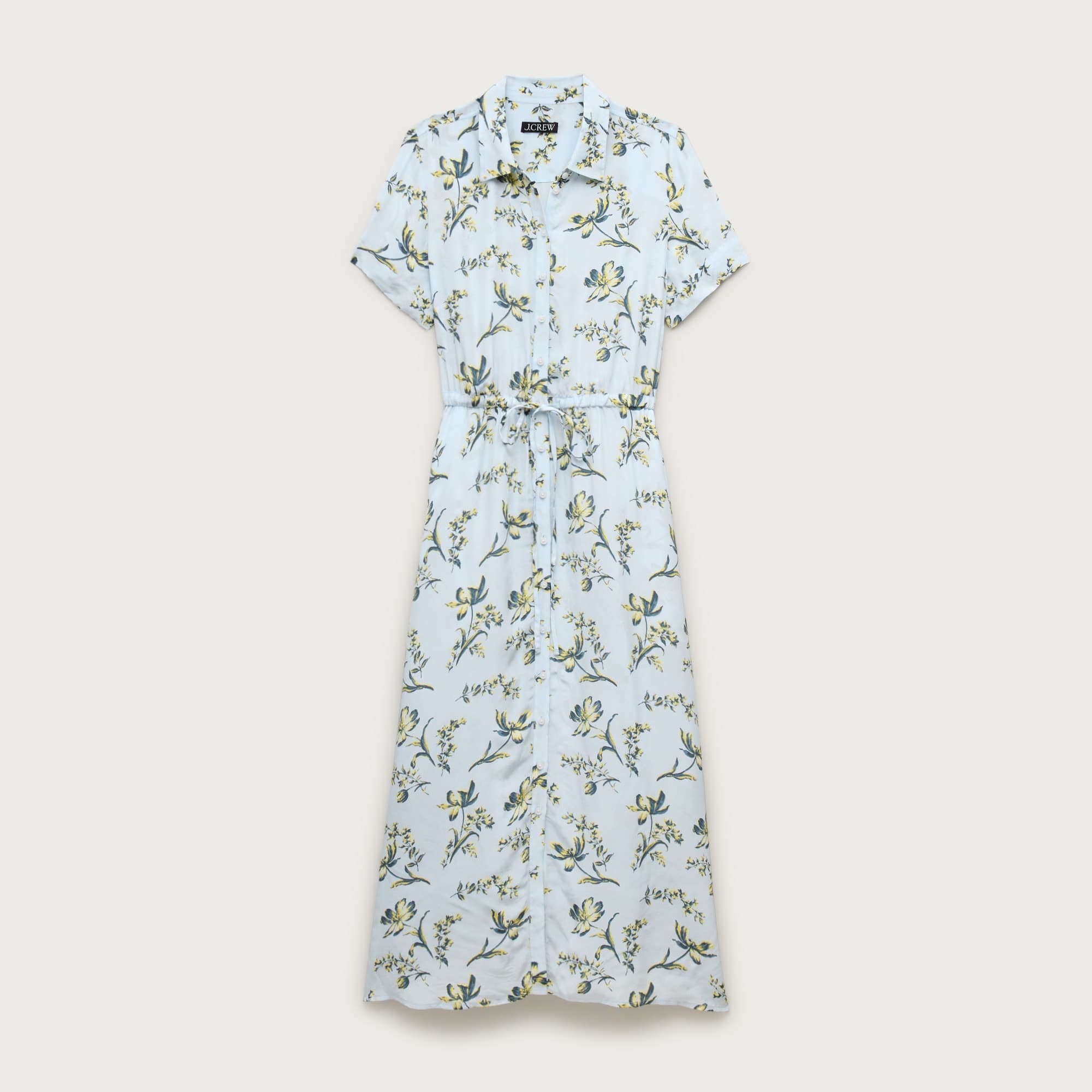 Elena shirt-dress in crepe de chine - image 1