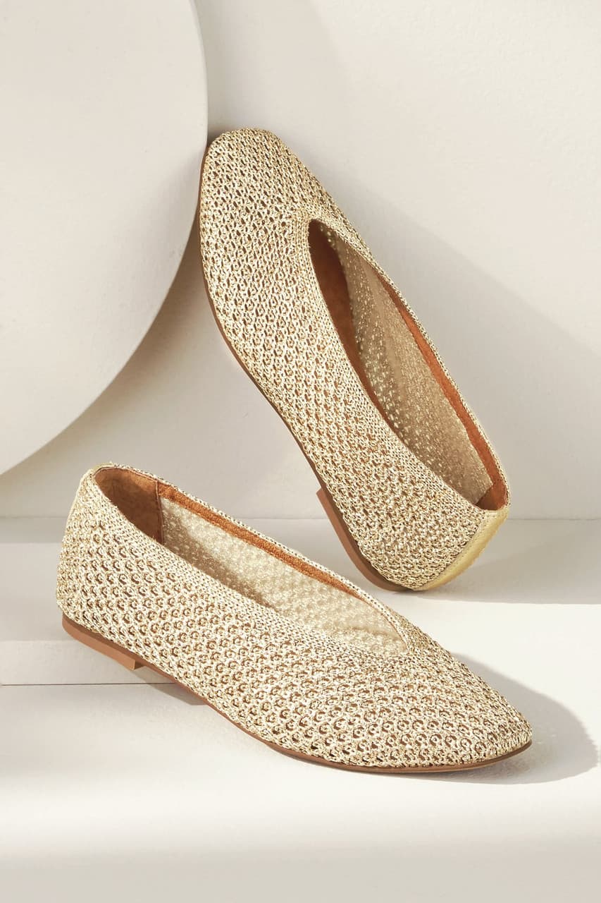 Kelsi Dagger Freya Crochet Mesh Flats