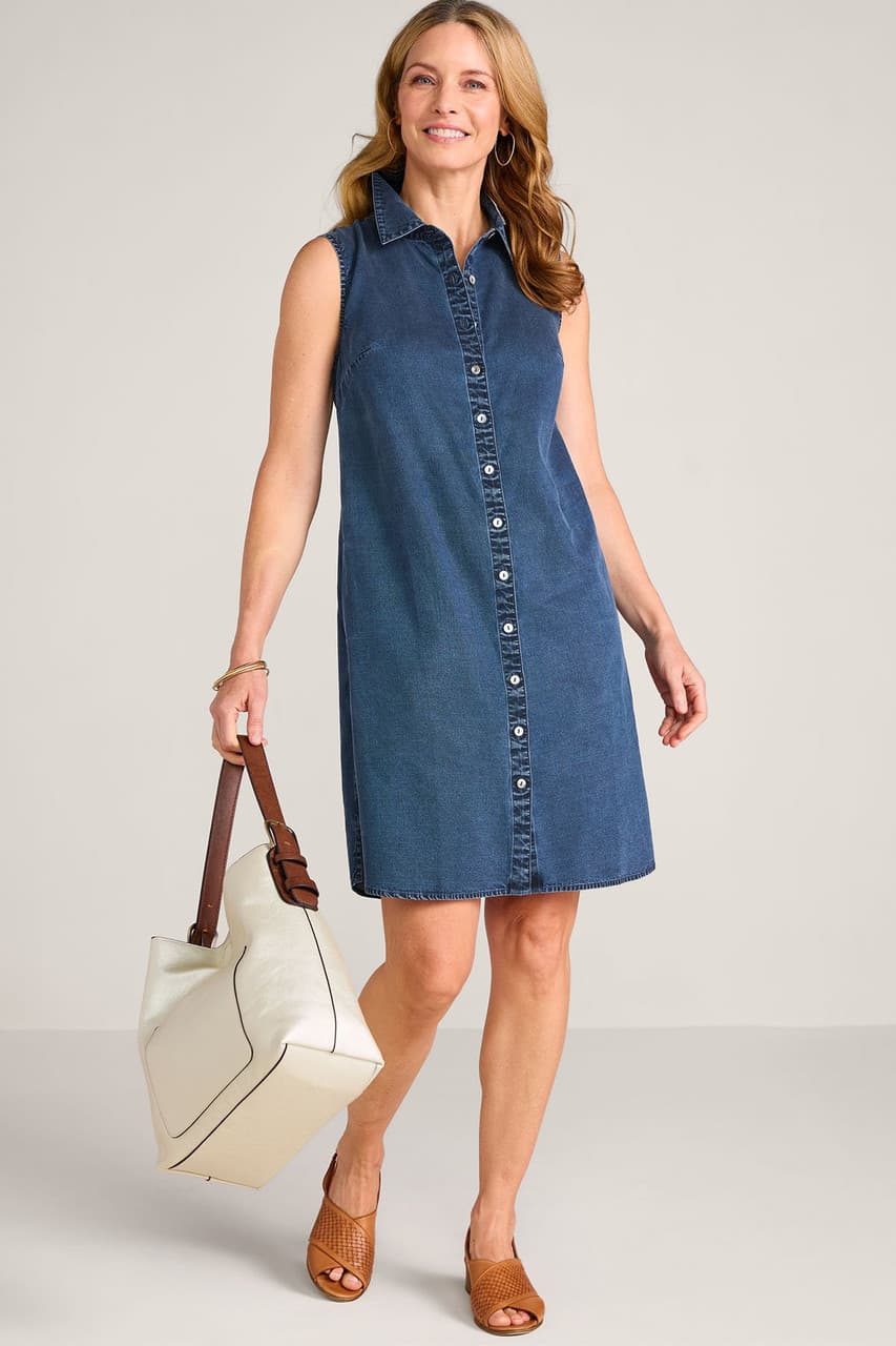 TENCEL S/L Short Shirtdress