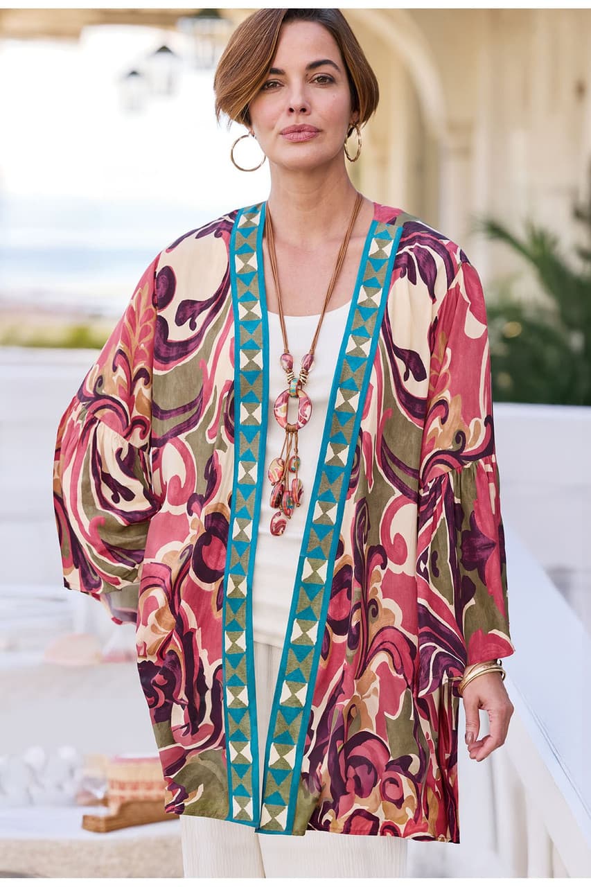 Eclectic Sunset Lightweight Topper