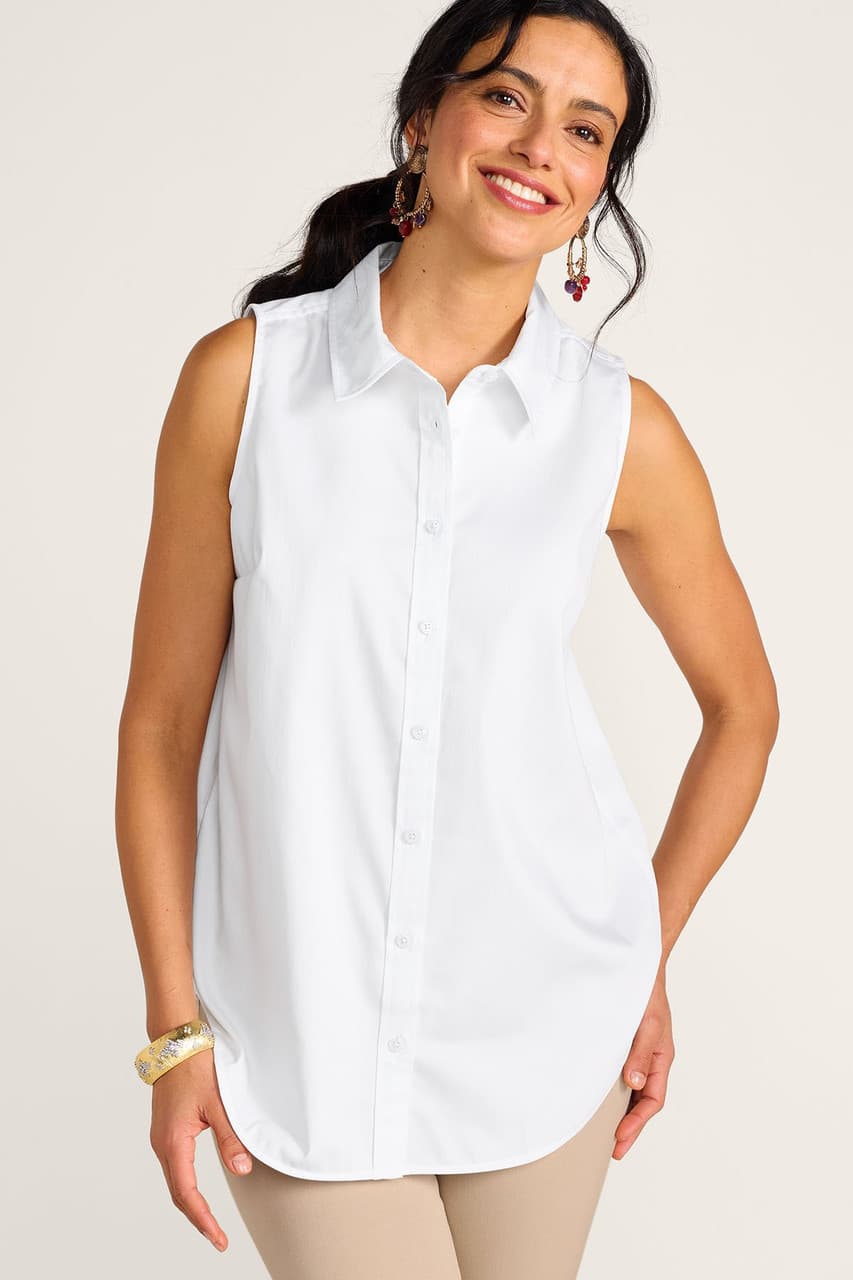 Easy Care Stretch Woven S/L Shirt