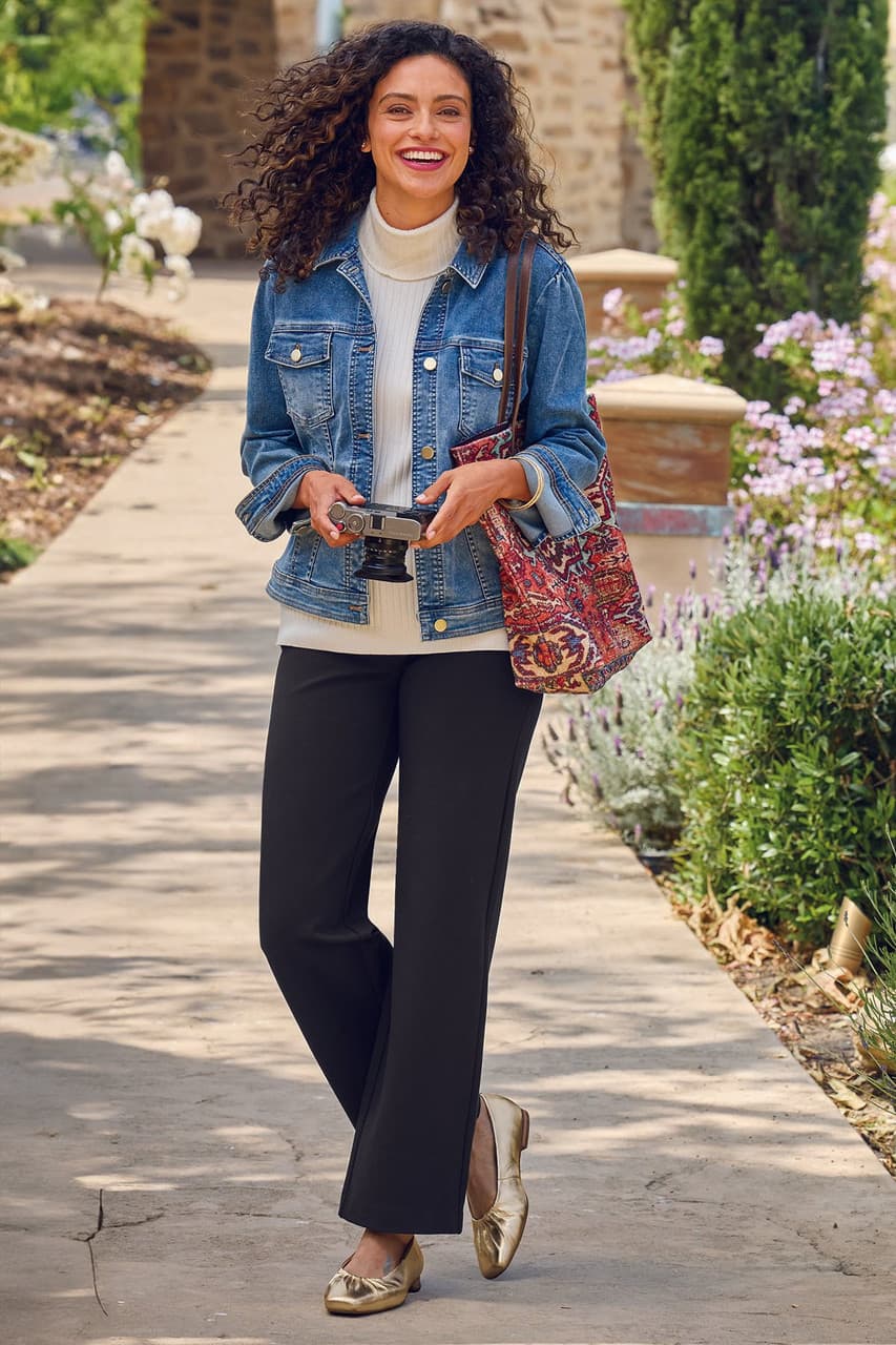 SoftEssential Ponte Wide Leg Pants