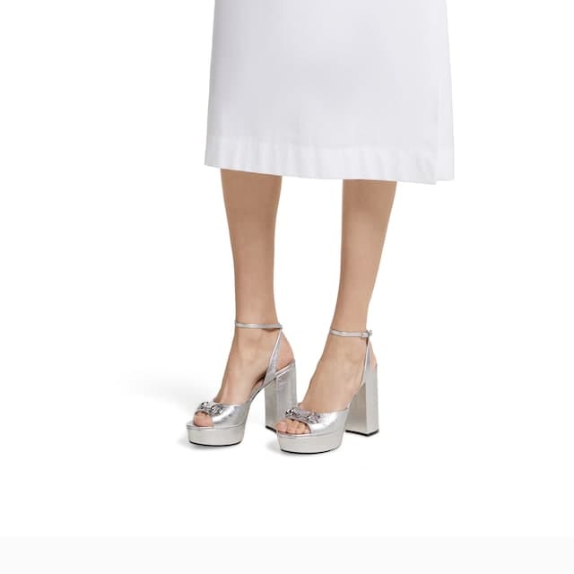 Women's Horsebit platform sandal