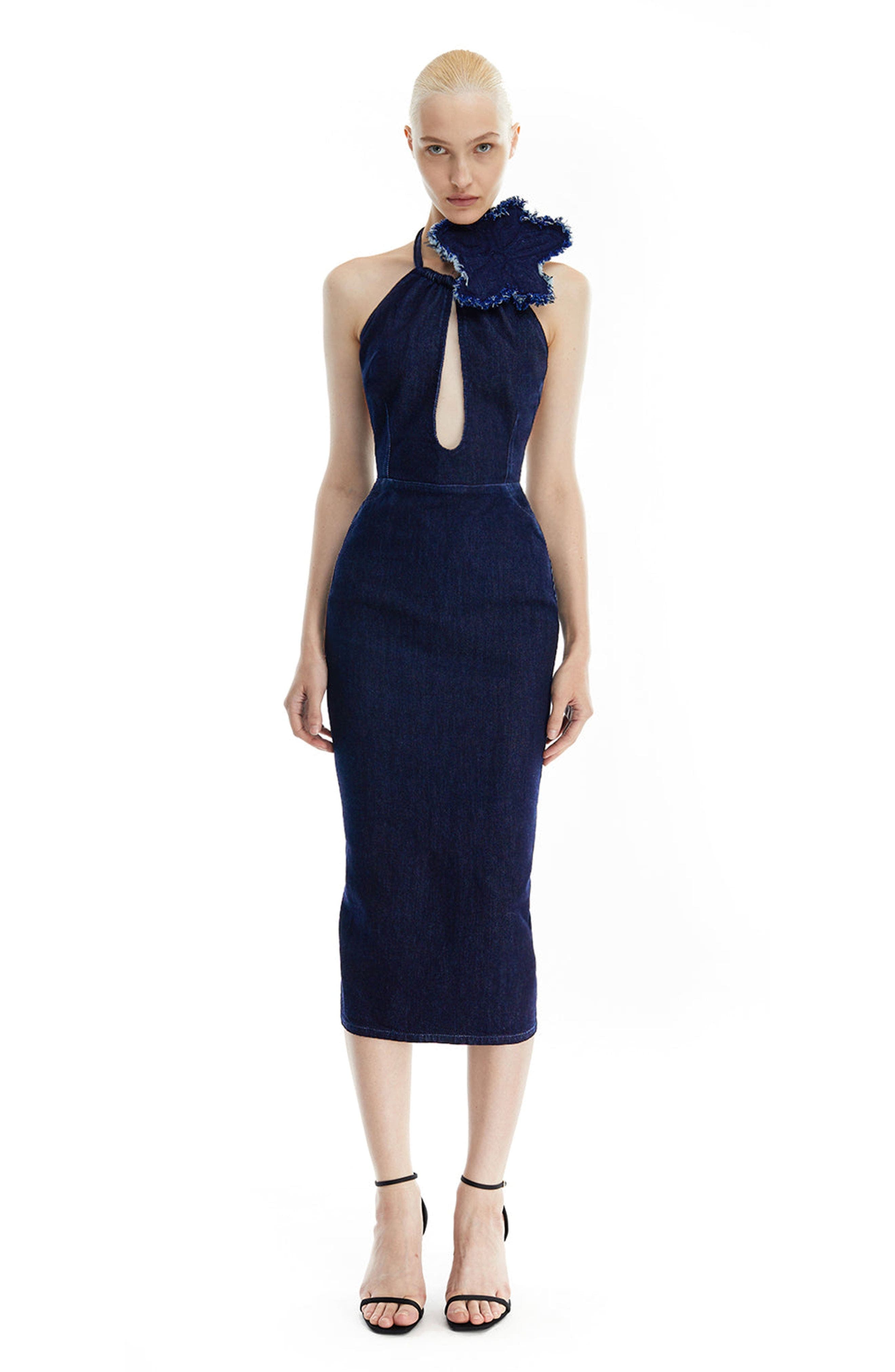 Olivia Denim Midi Dress