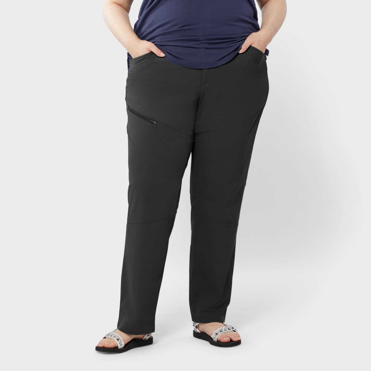 Women's Plus AKHG Roadless Slim Leg Pants