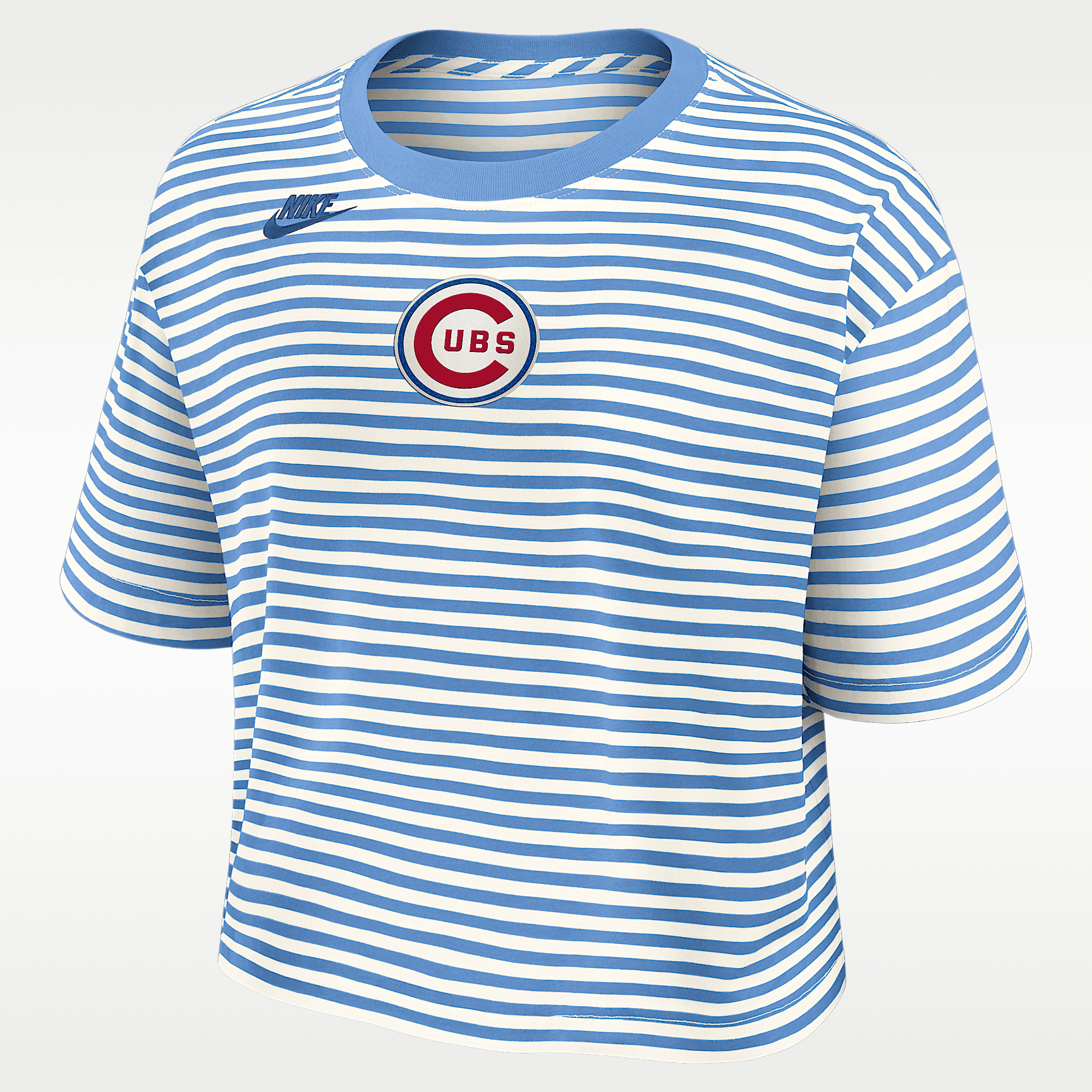 Chicago Cubs Cooperstown Logo Striped