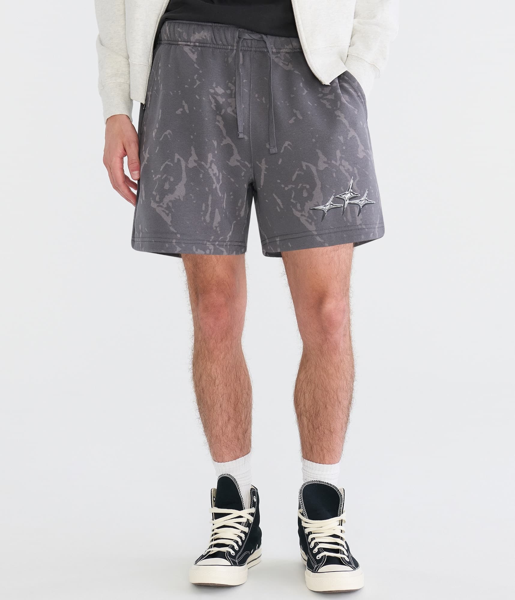 Cloud Soft Stars Tie-Dye Fleece Shorts