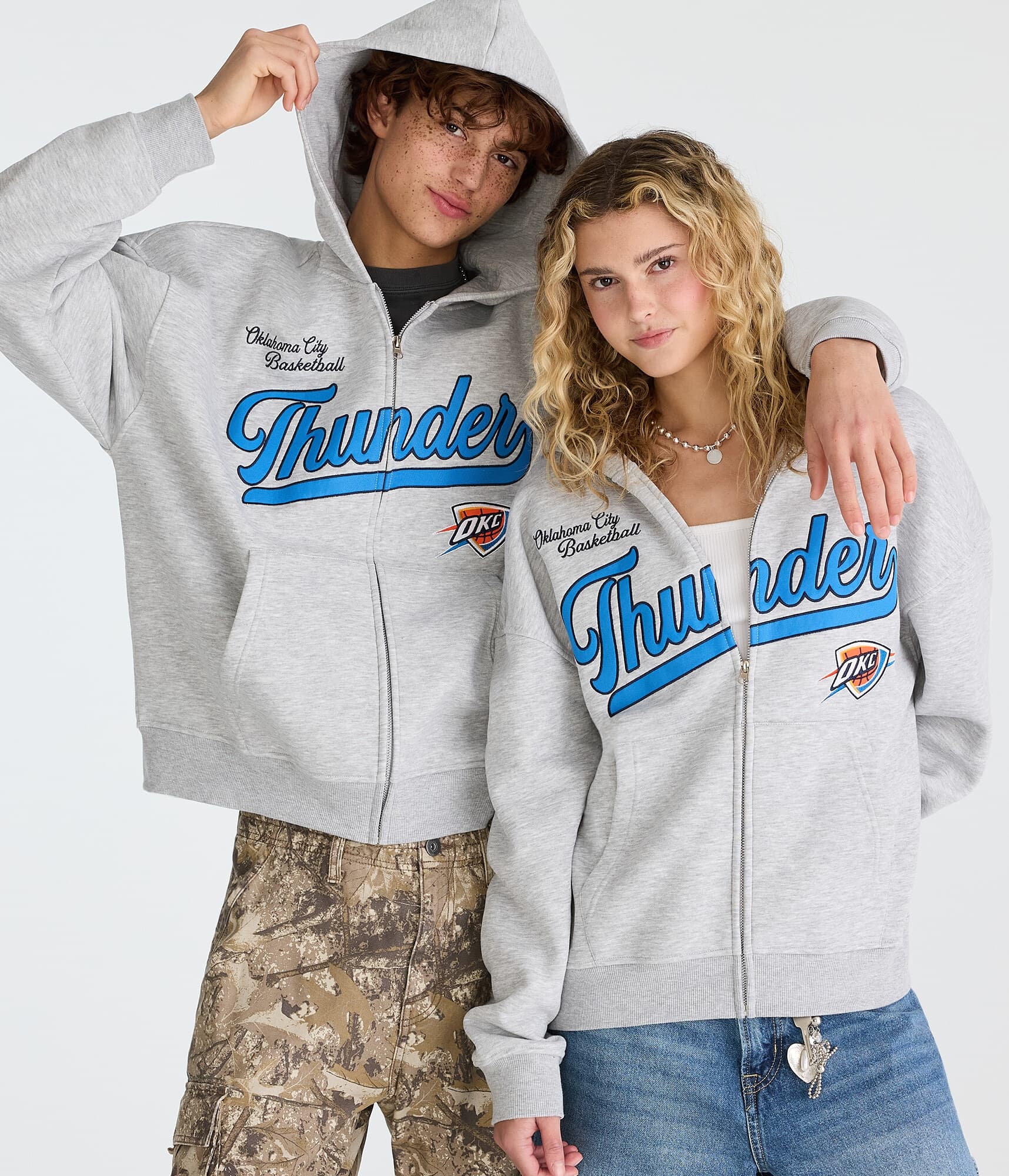 Oklahoma City Thunder Basketball Full-Zip Hoodie